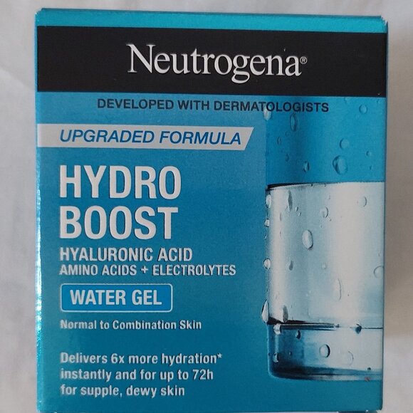 Neutrogena Hydro Boost Water Gel Face Moisturizer Hyaluronic 1.7 OZ expires 3/26 - Picture 1 of 3
